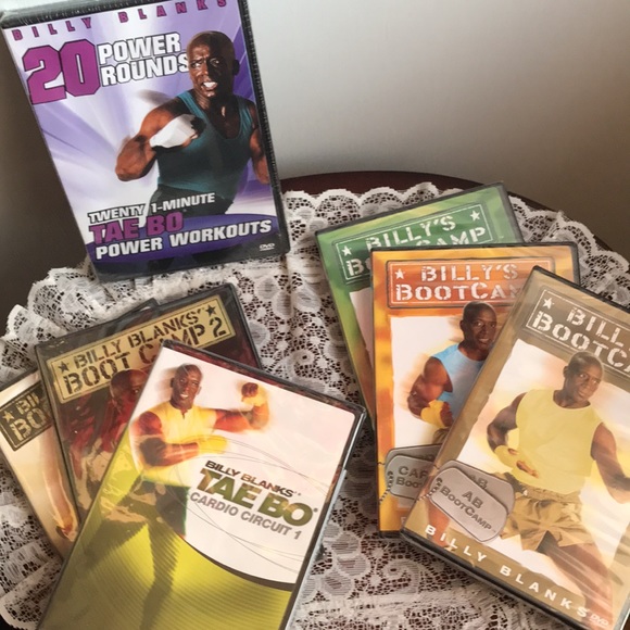 Billy Blanks Bootcamp 7 sealed Dvds New in Cases Tae Bo power Cardio Workouts - Picture 2 of 5